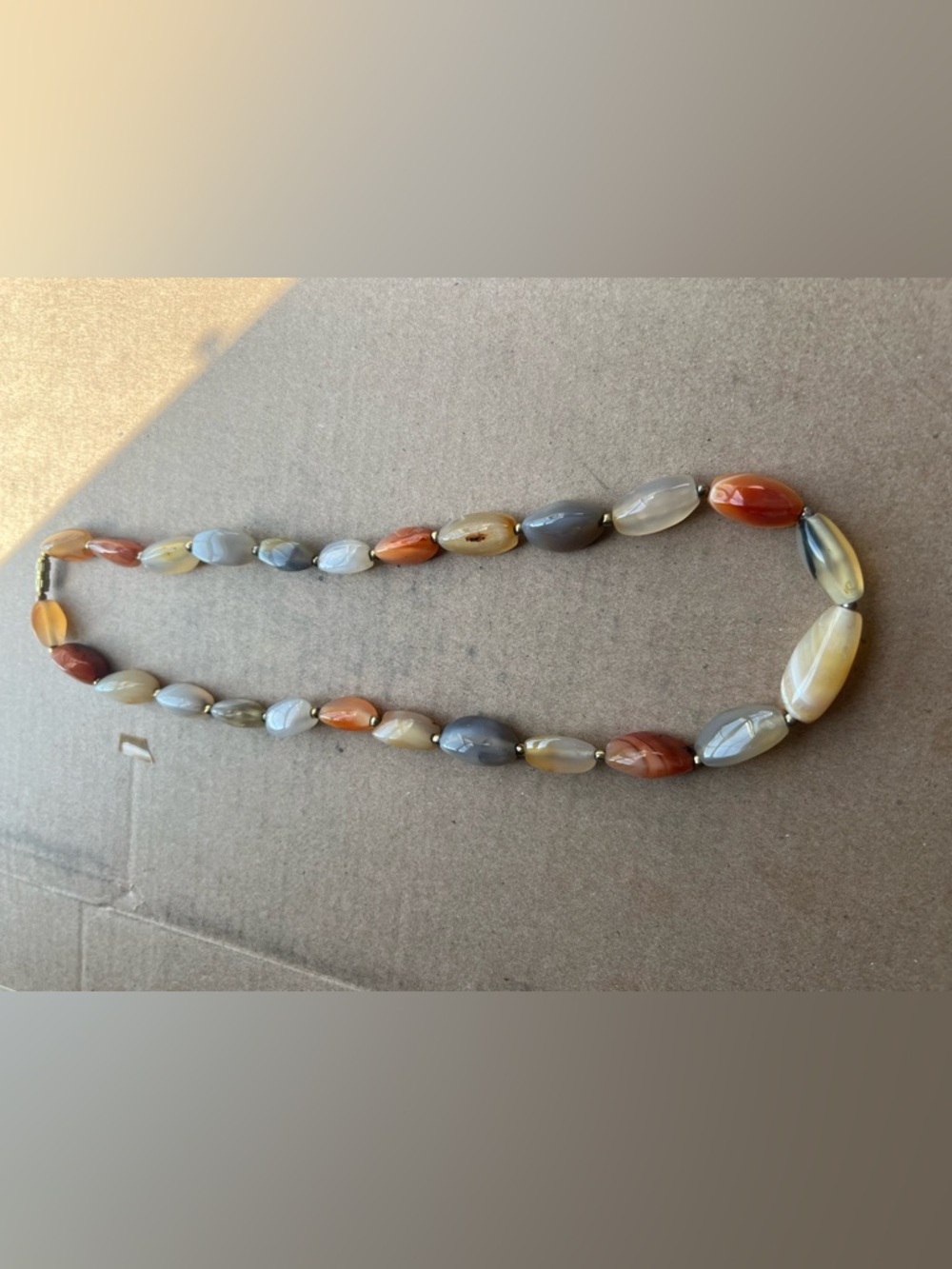Vintage agate necklace